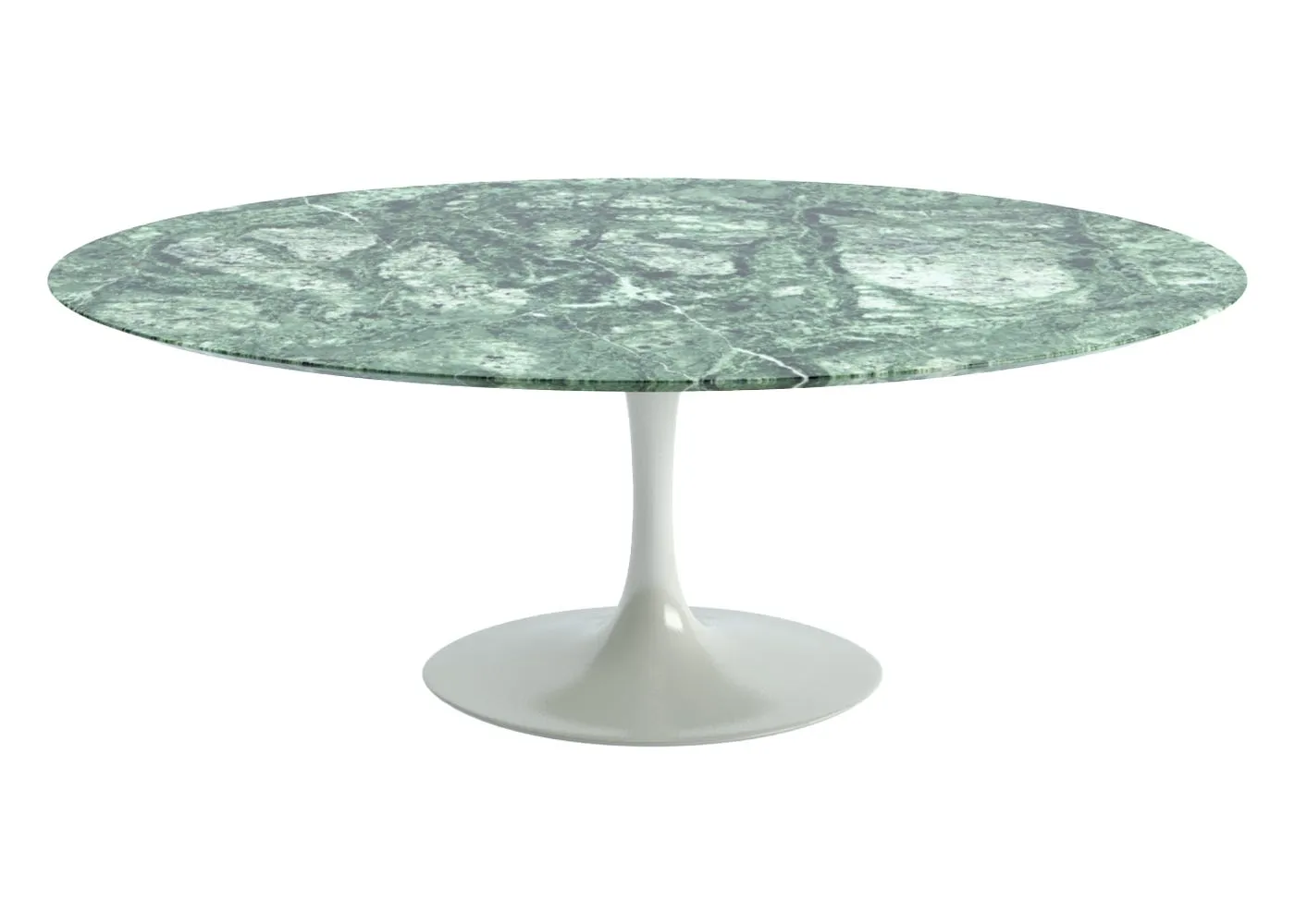 Knoll Saarinen Dining Table with White Base in Verdi Alpi 198cm 1