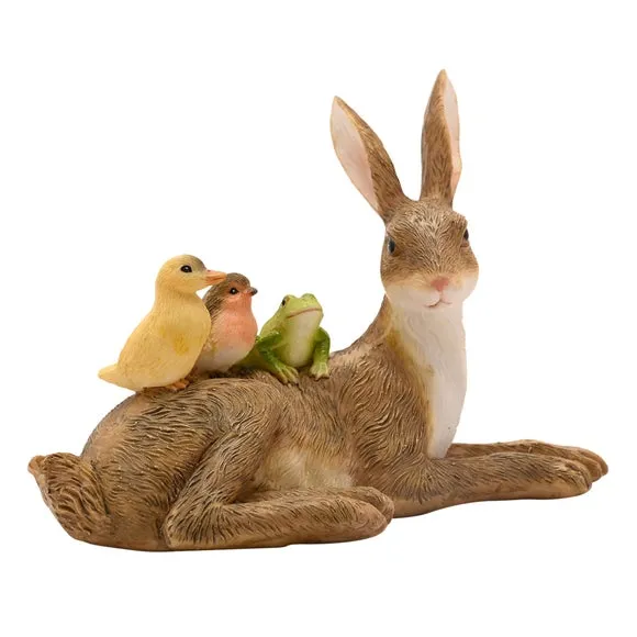 Eggstraordinary Gift Co. Rabbit, Chick, Robin & Frog Ornament 2