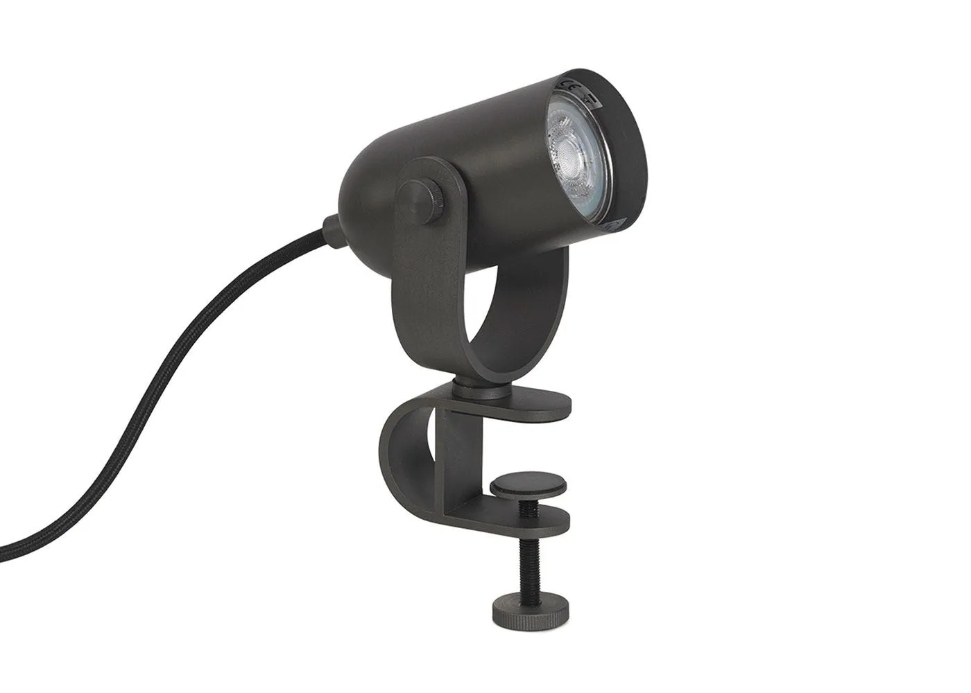 ferm LIVING Ruuvi Clip Lamp Blackened Iron