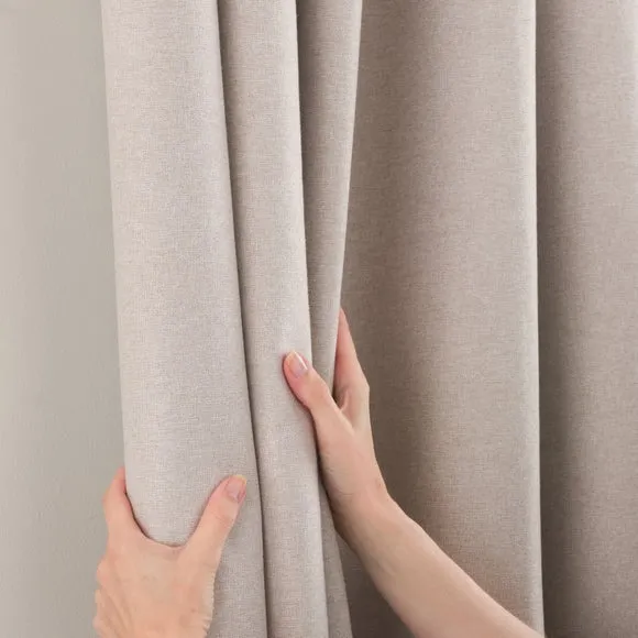 Luna Brushed Pencil Pleat Curtains (Blackout Available) 5