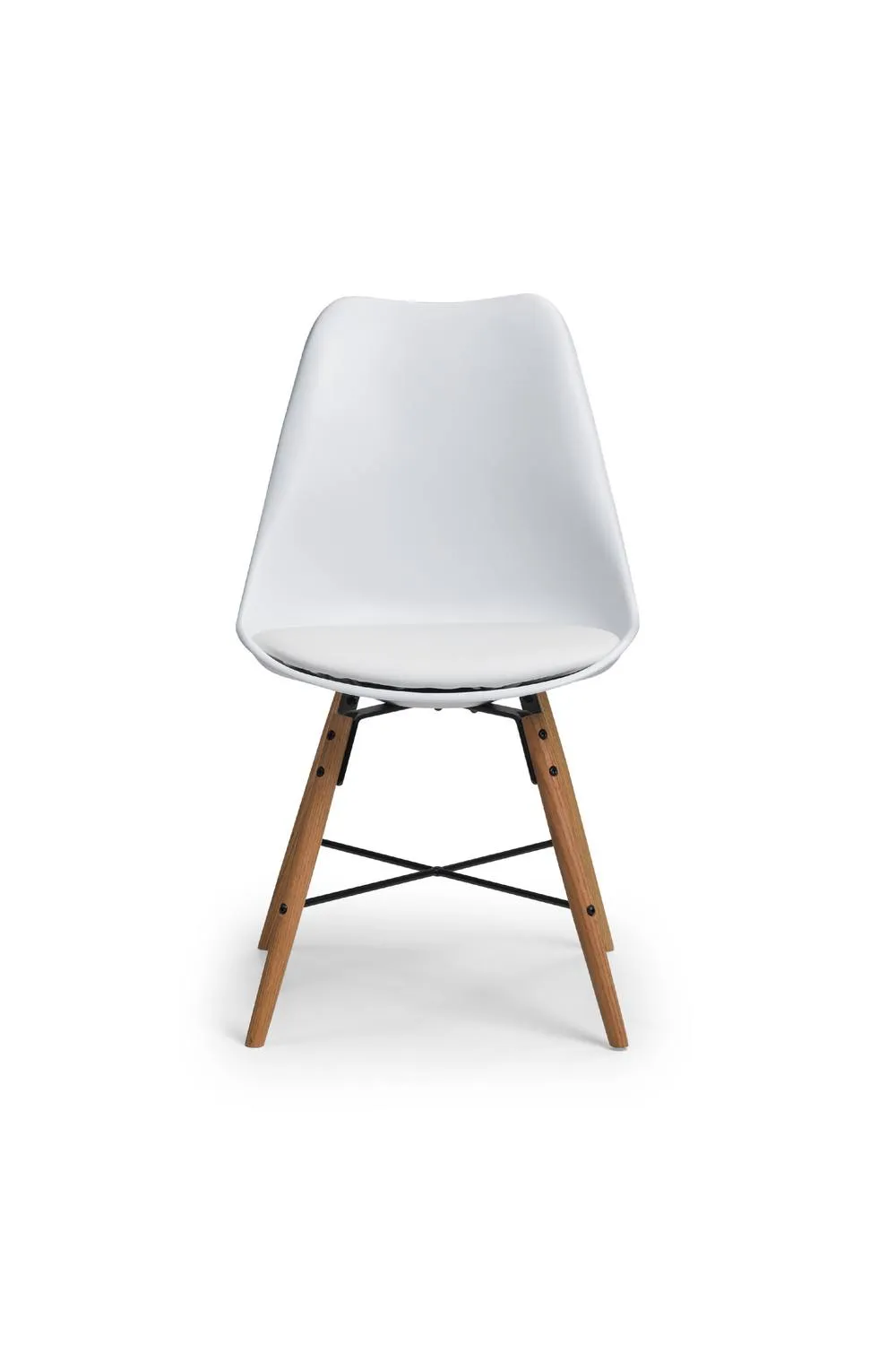 Julian Bowen Kari Plastic Dining Chair (Set of 2) in White 5