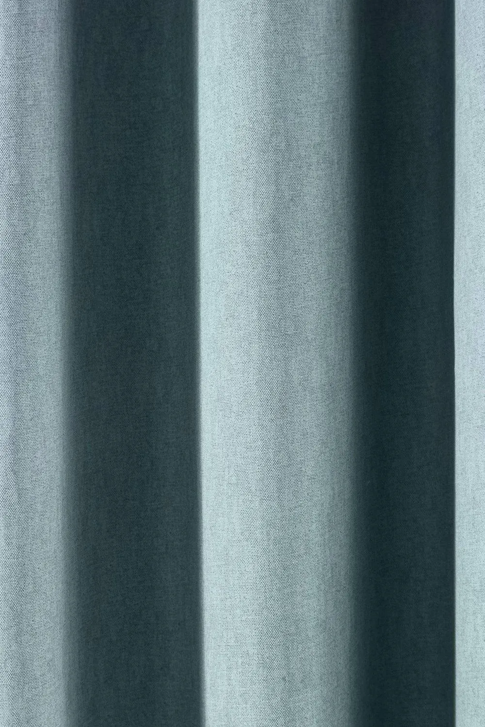 Fusion 'Sorbonne' 100% Cotton Light Filtering Plain Dyed Eyelet Curtains in Duck Egg Blue 3