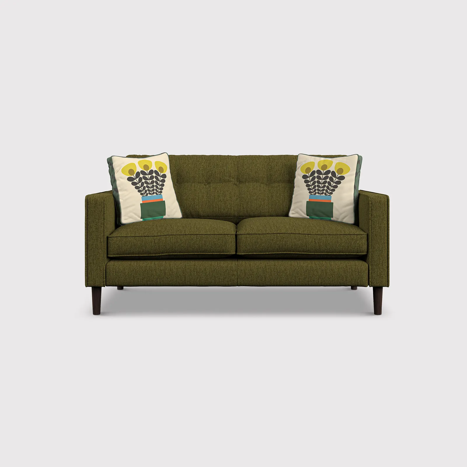 Orla Kiely Ebben Small Sofa, Green Fabric | Barker & Stonehouse 1
