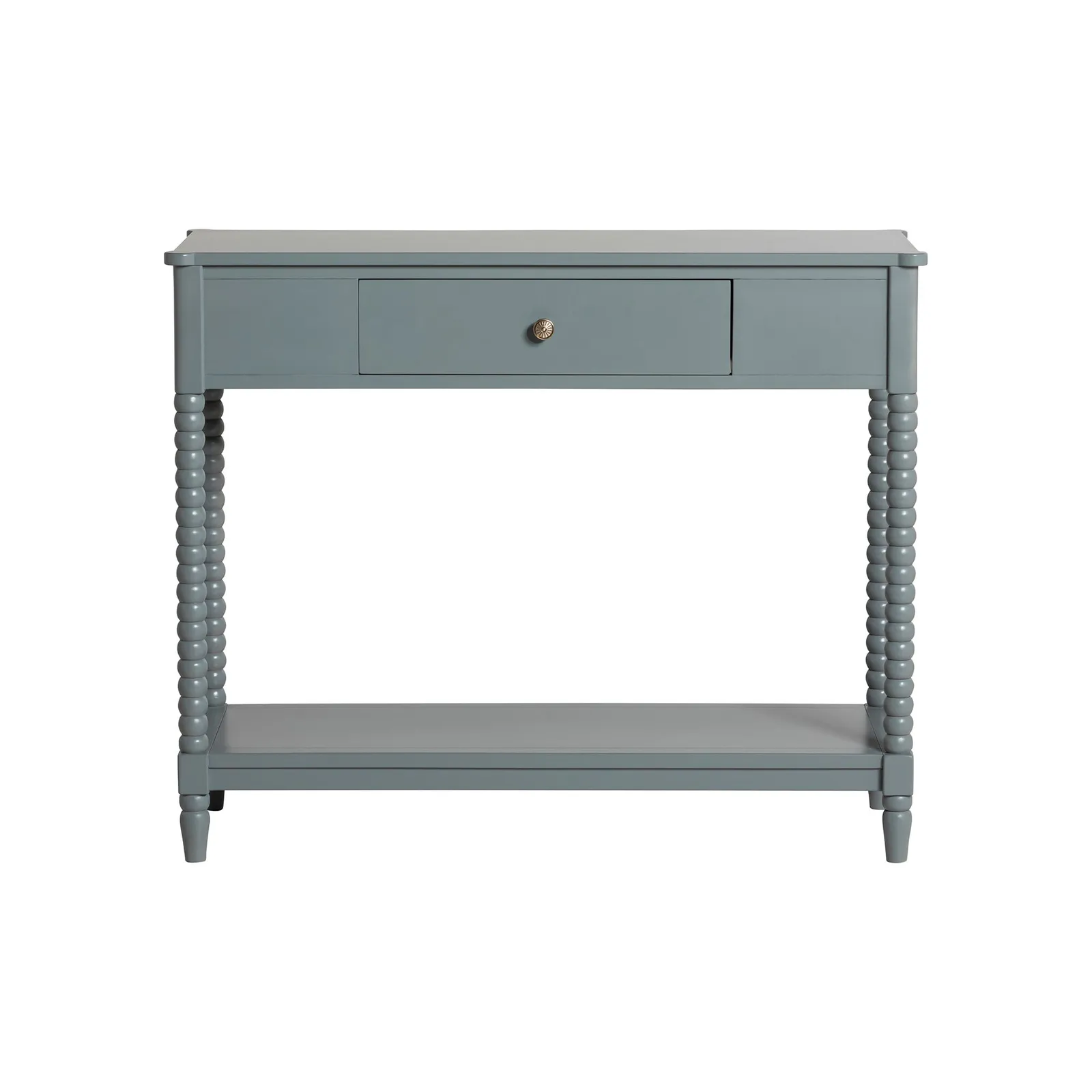Wesson 1 Drw Console Table, Grey Wood | Barker & Stonehouse 3