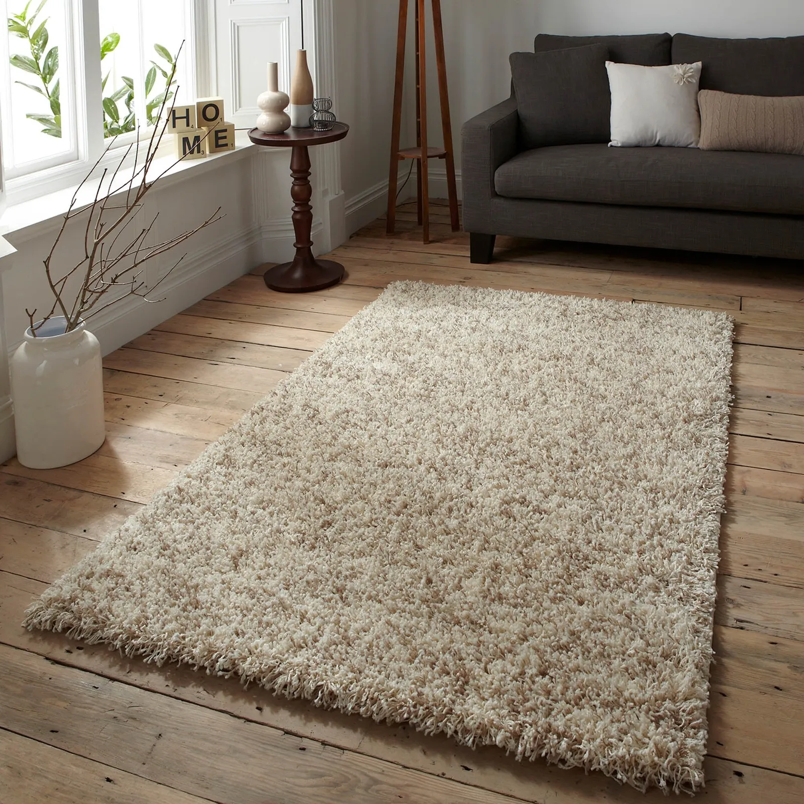 Cream Speckled Vista Rug Natural