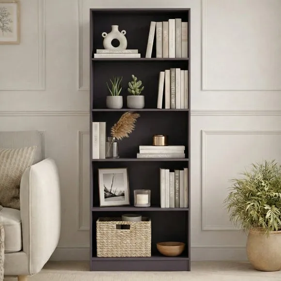 Cambridge 5 Tier Extra Large Bookcase 2