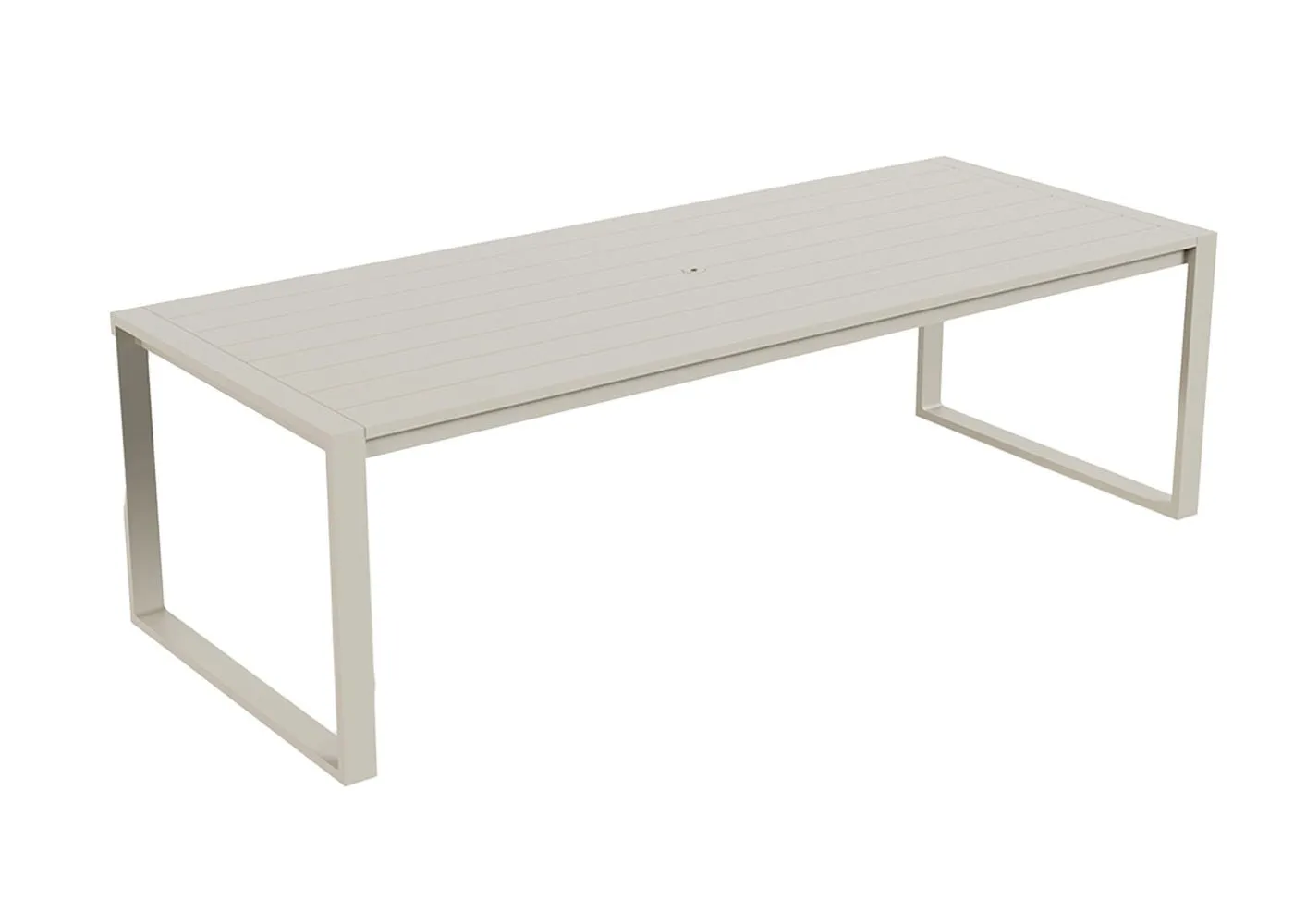 Case Eos Outdoor Communal Dining Table Pebble Grey 1