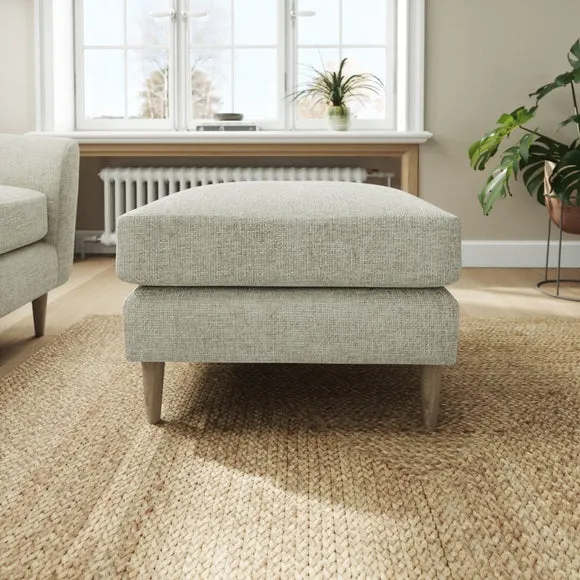 Sven Chunky Chenille Footstool 2