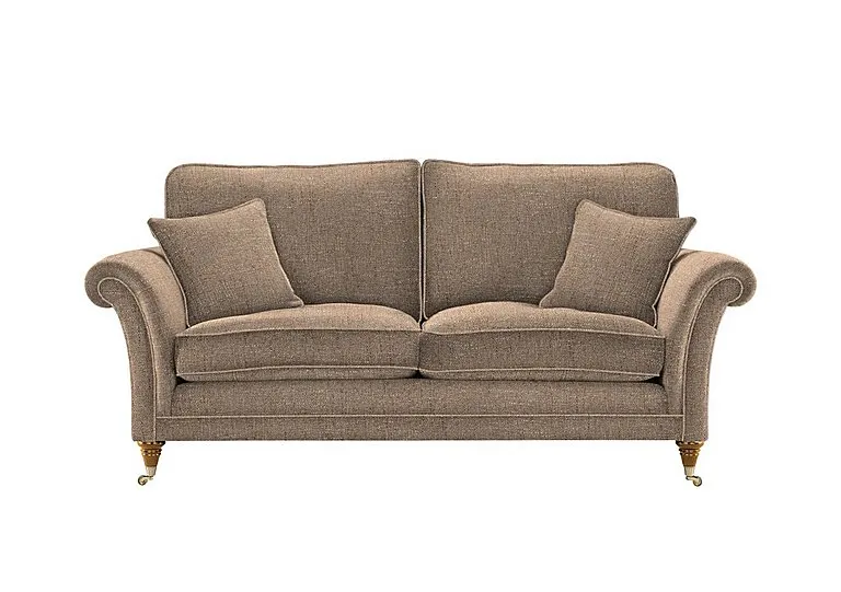 Burghley Large 2 Seater Fabric Sofa - Country Oatmeal