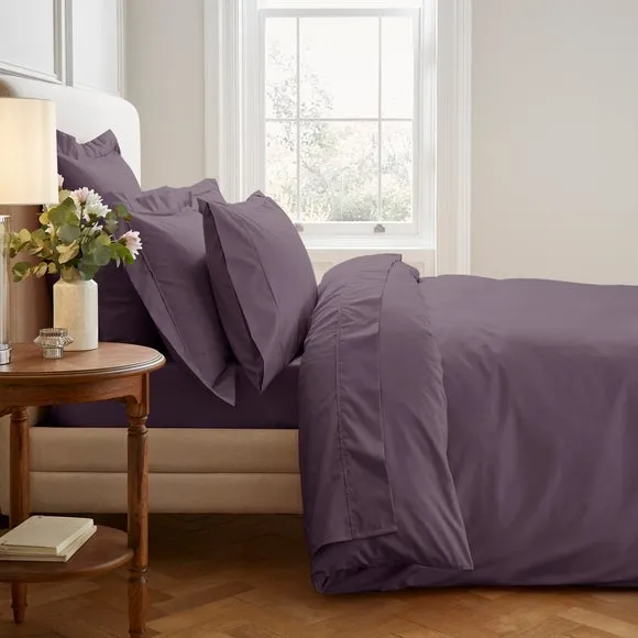 Dorma Crisp & Fresh 400 Thread Count Egyptian Cotton Percale Flat Sheet 2
