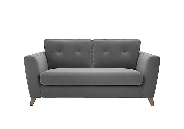 Hermione 2.5 Seater Fabric Sofa - Koala Cub