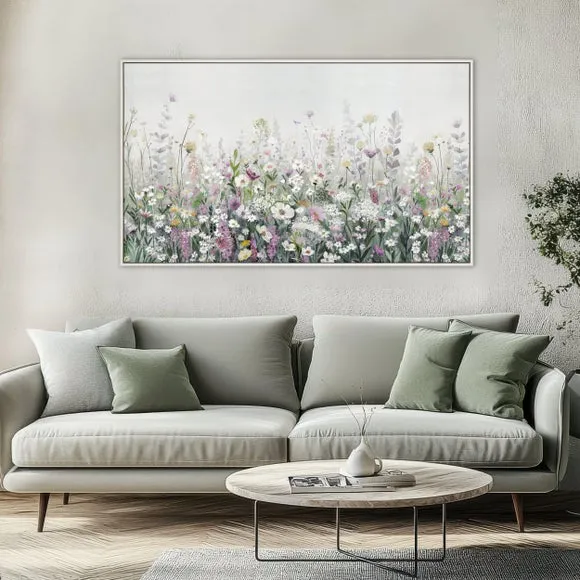 Cedar & Sage Floral Cascade Framed Print