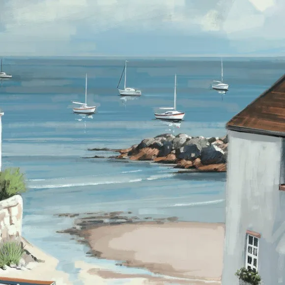 Cedar & Sage Calm Cove Framed Canvas 2