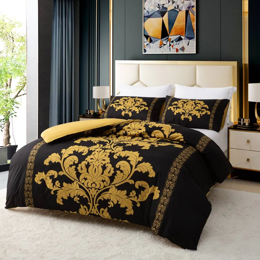 Grace Double Brushed Duvet Cover King Size Supersoft with Zipper Closure