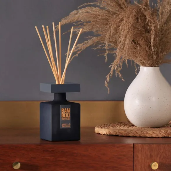 Heart and Home Bamboo Vanilla & White Woods Diffuser