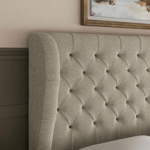 Beatrice Buttoned Chenille Bed 5