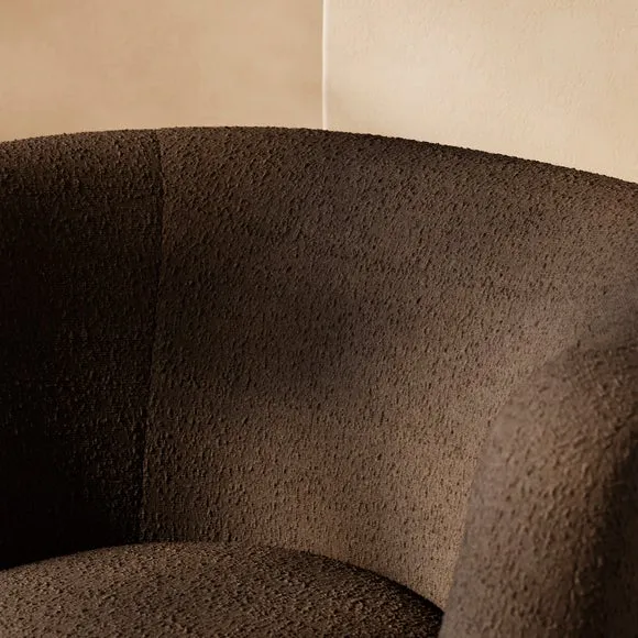 Rhetta Boucle Chair and Footstool 3