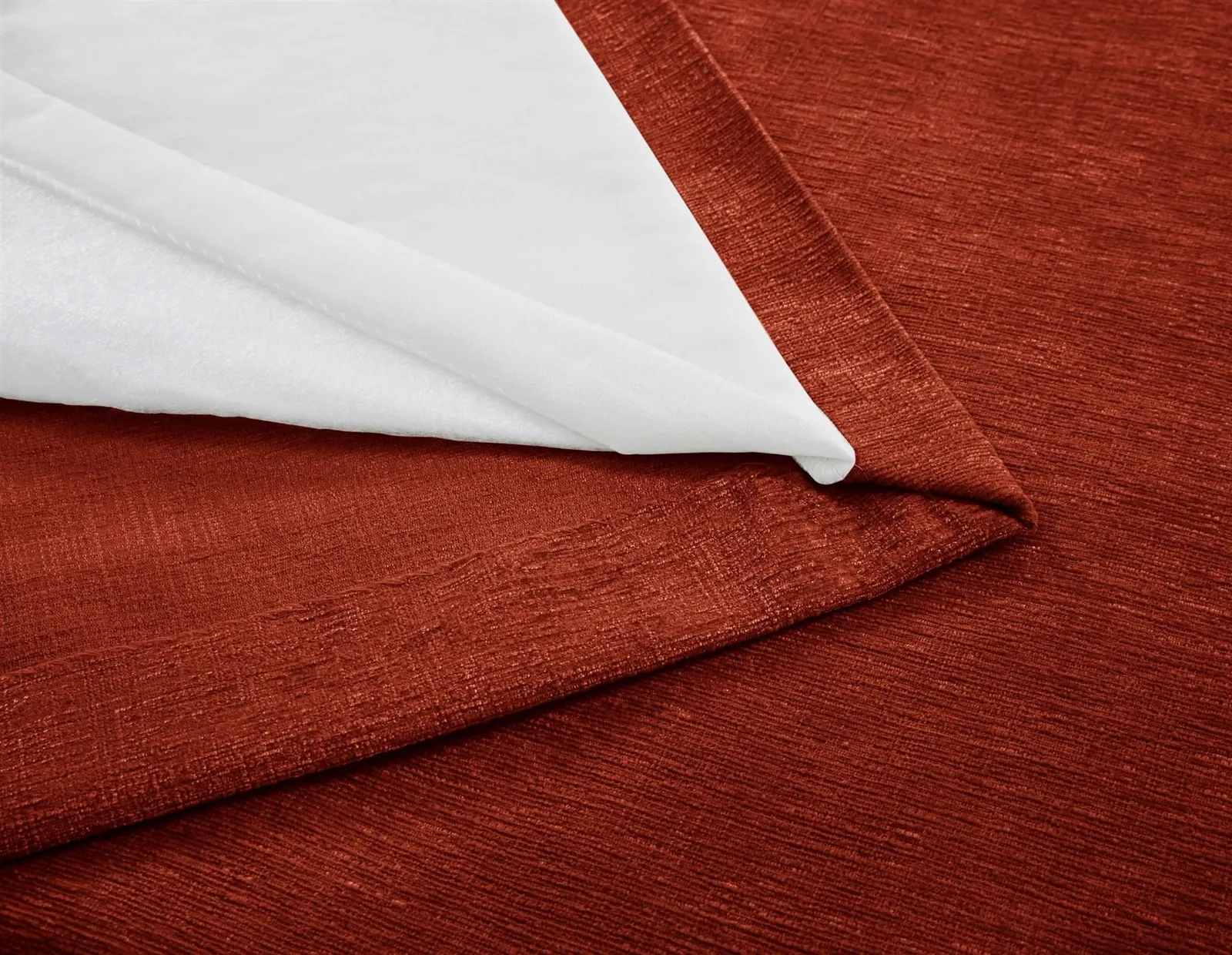 Sundour Amberley Chenille Eyelet Curtains in Orange 4