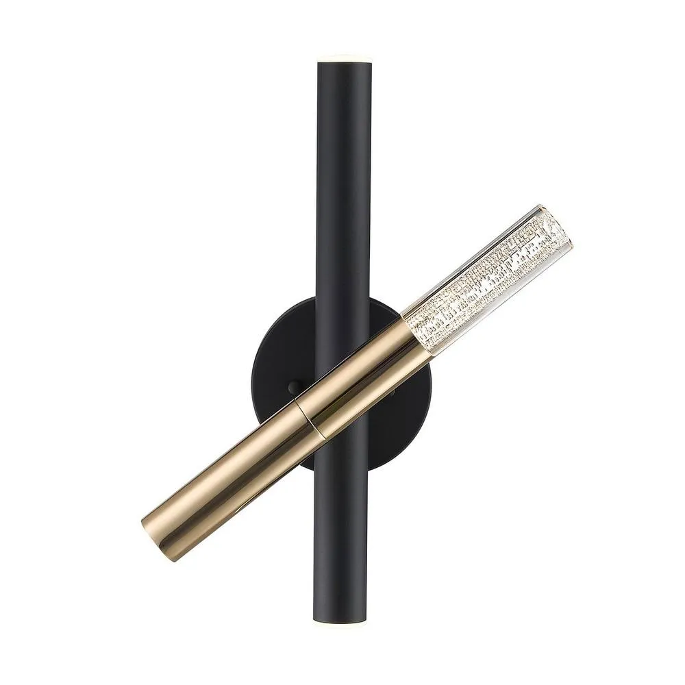 Netlighting One Integrated LED Wall Lamp French Gold Clear