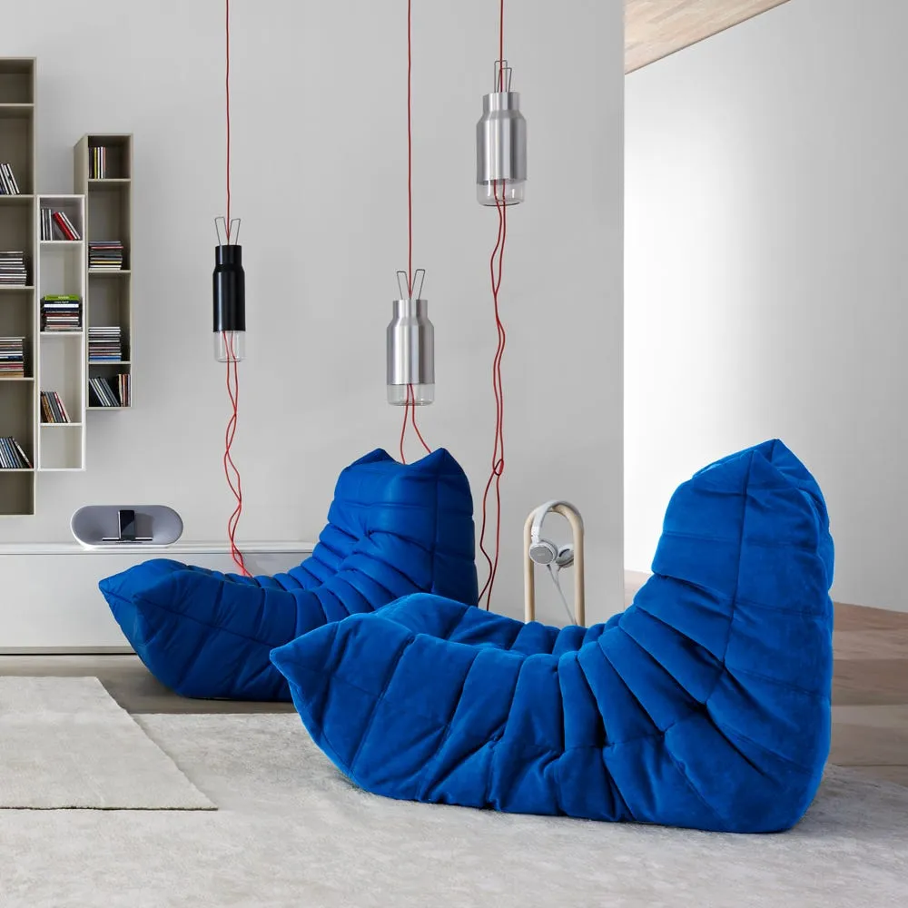 Ligne Roset Togo Fireside Alcantara Goya Red 2