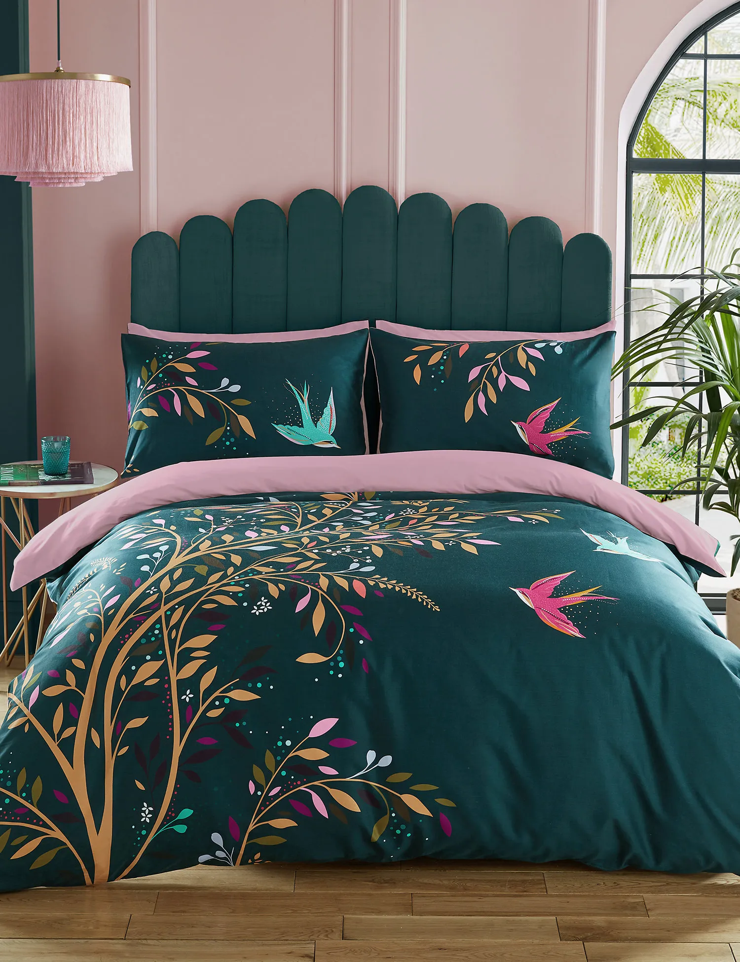 M&S Sara Miller Dancing Swallows Bedding Set