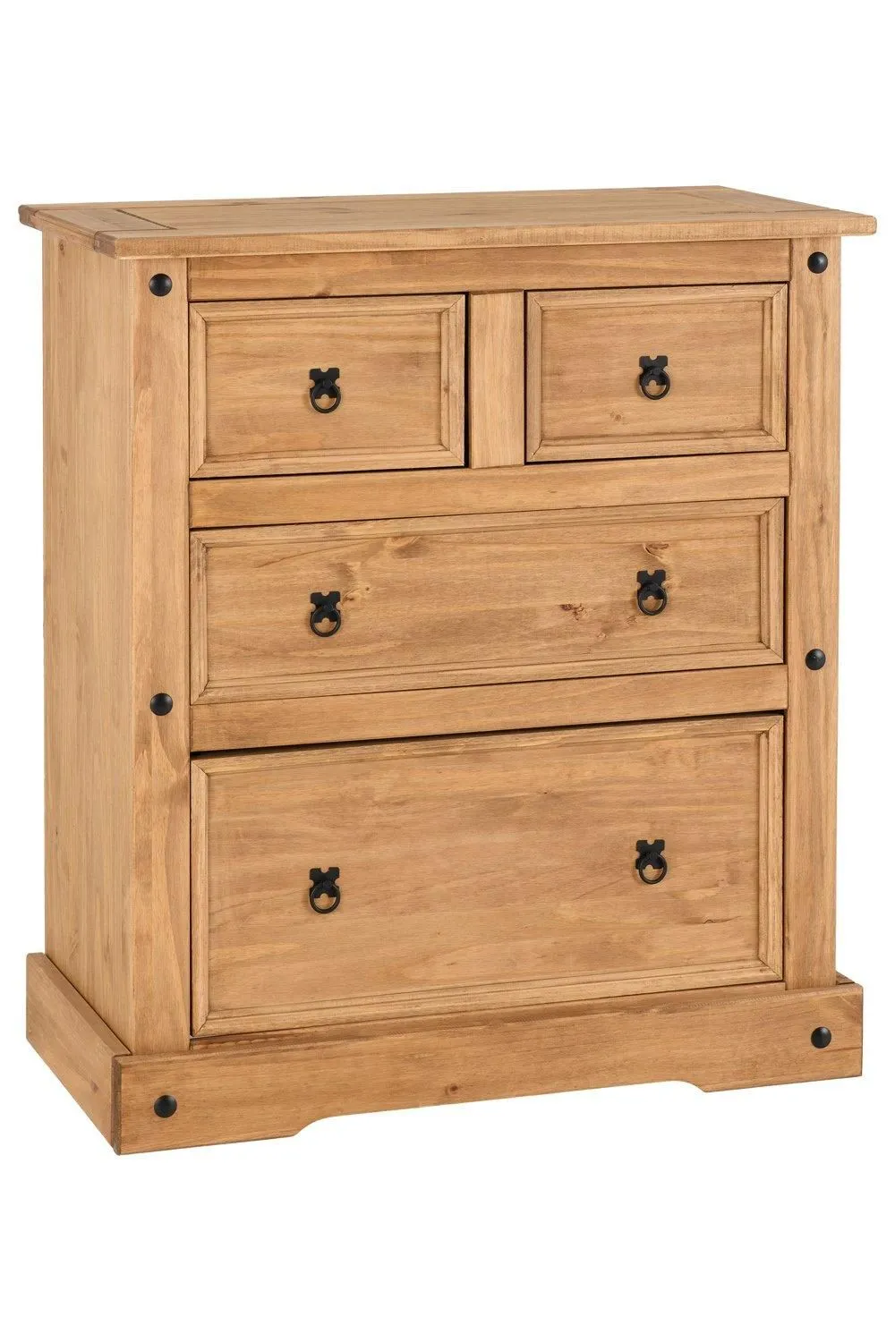 Seconique Corona 2+2 Drawer Chest in Natural 2