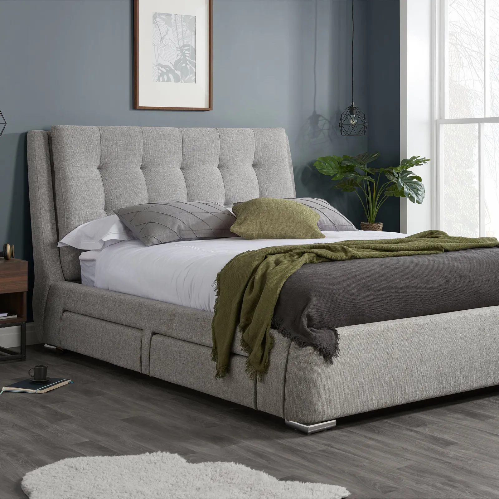 Madison Grey Bed Frame Grey