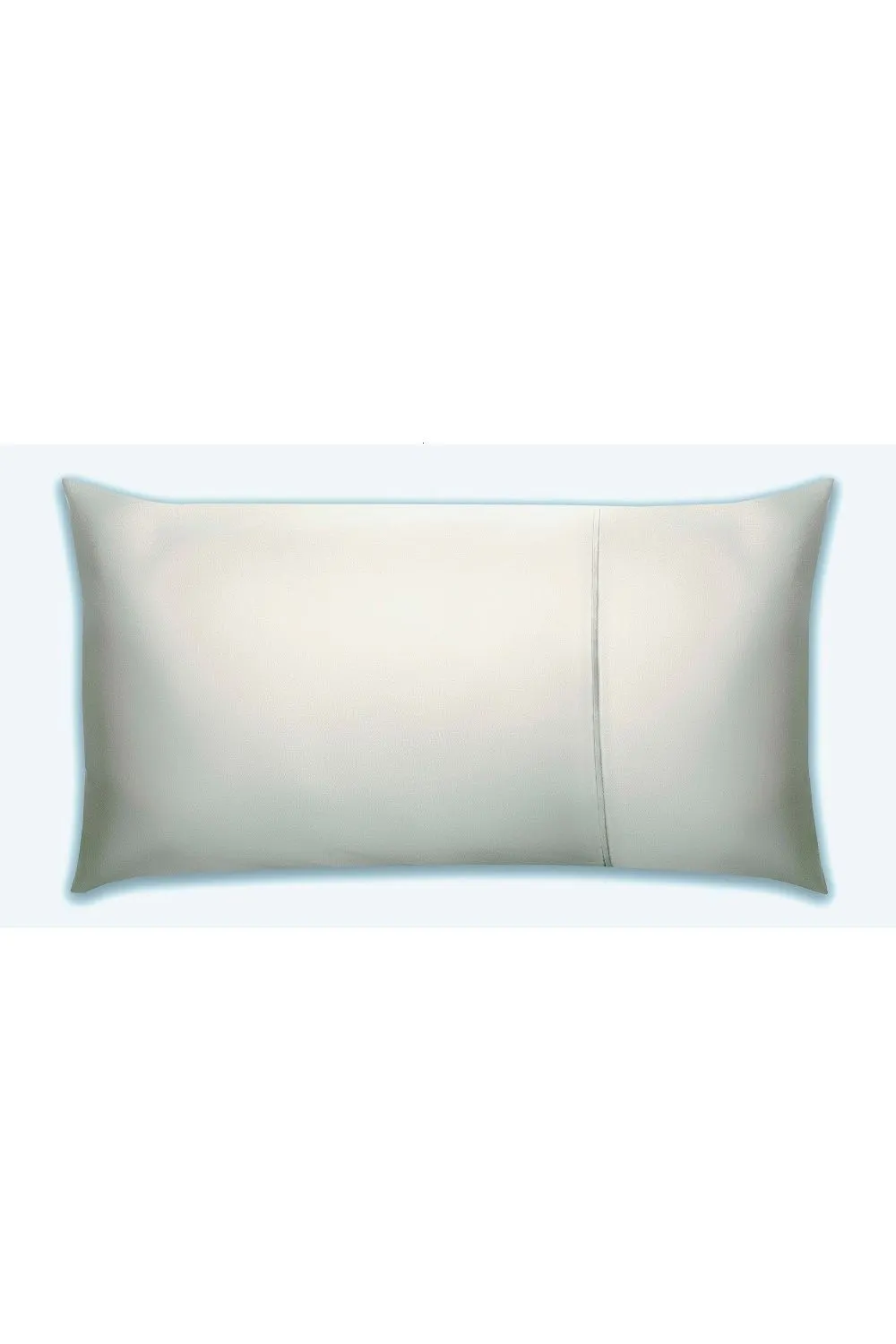 Belledorm Pima Cotton Sateen 450 Thread Count Bolster Pillowcase in Light Grey 1