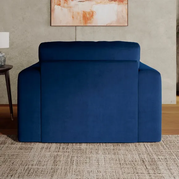 Abel Matte Velvet Snuggle Chair 2