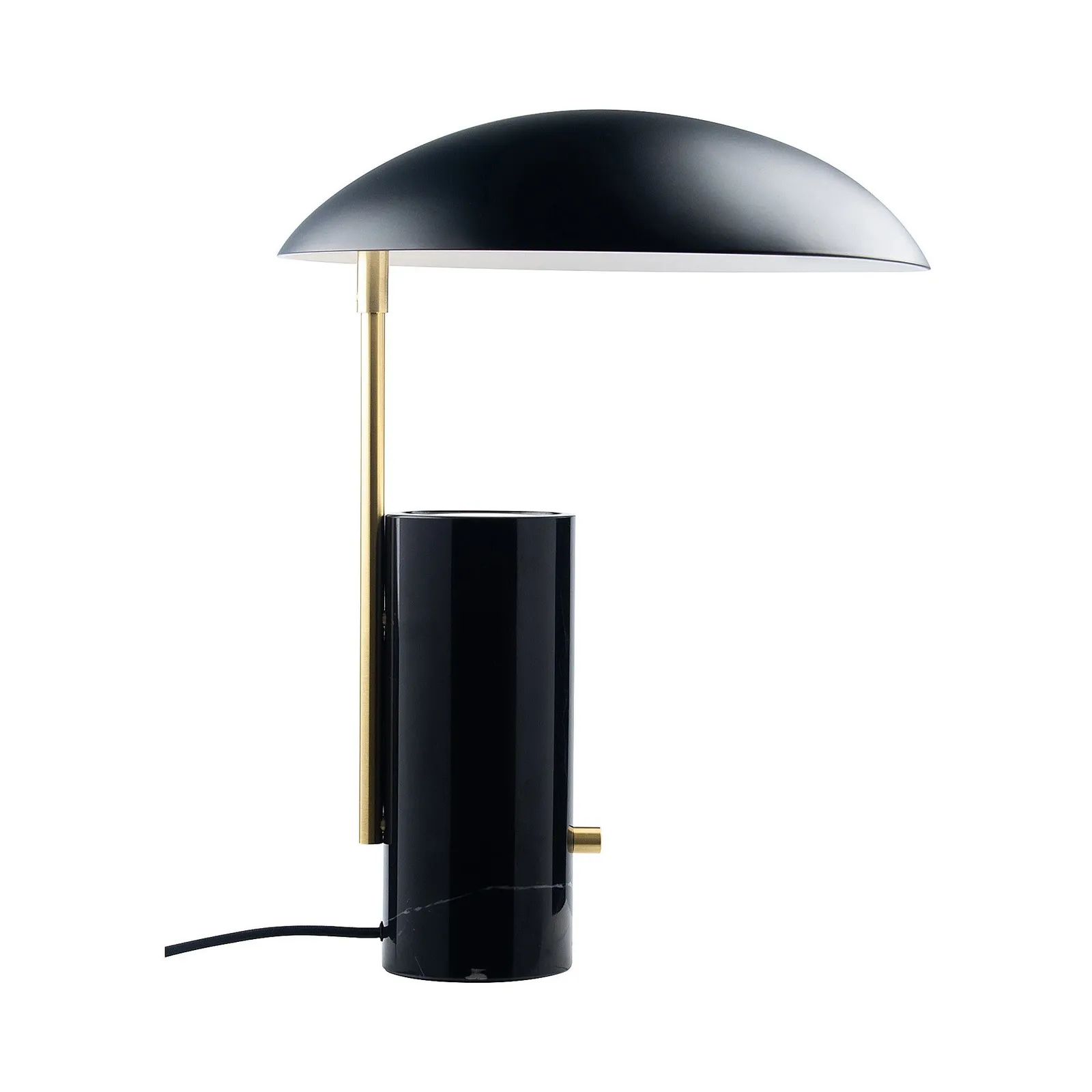 Nordlux Madem Table Lamp Black Marble Livingroom GU10 Switch 2