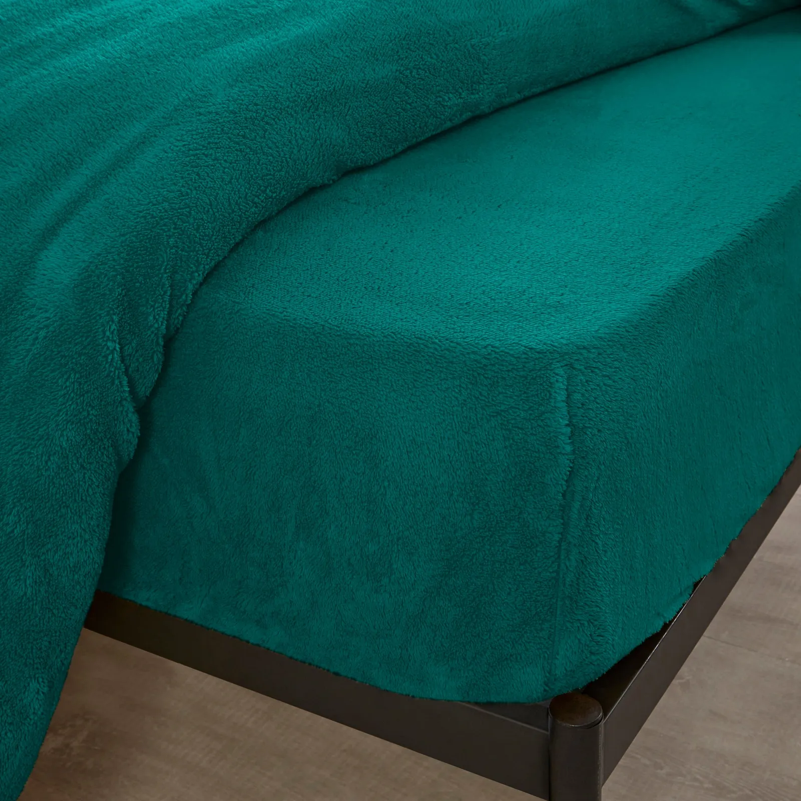 Teddy Bear Fitted Sheet Green