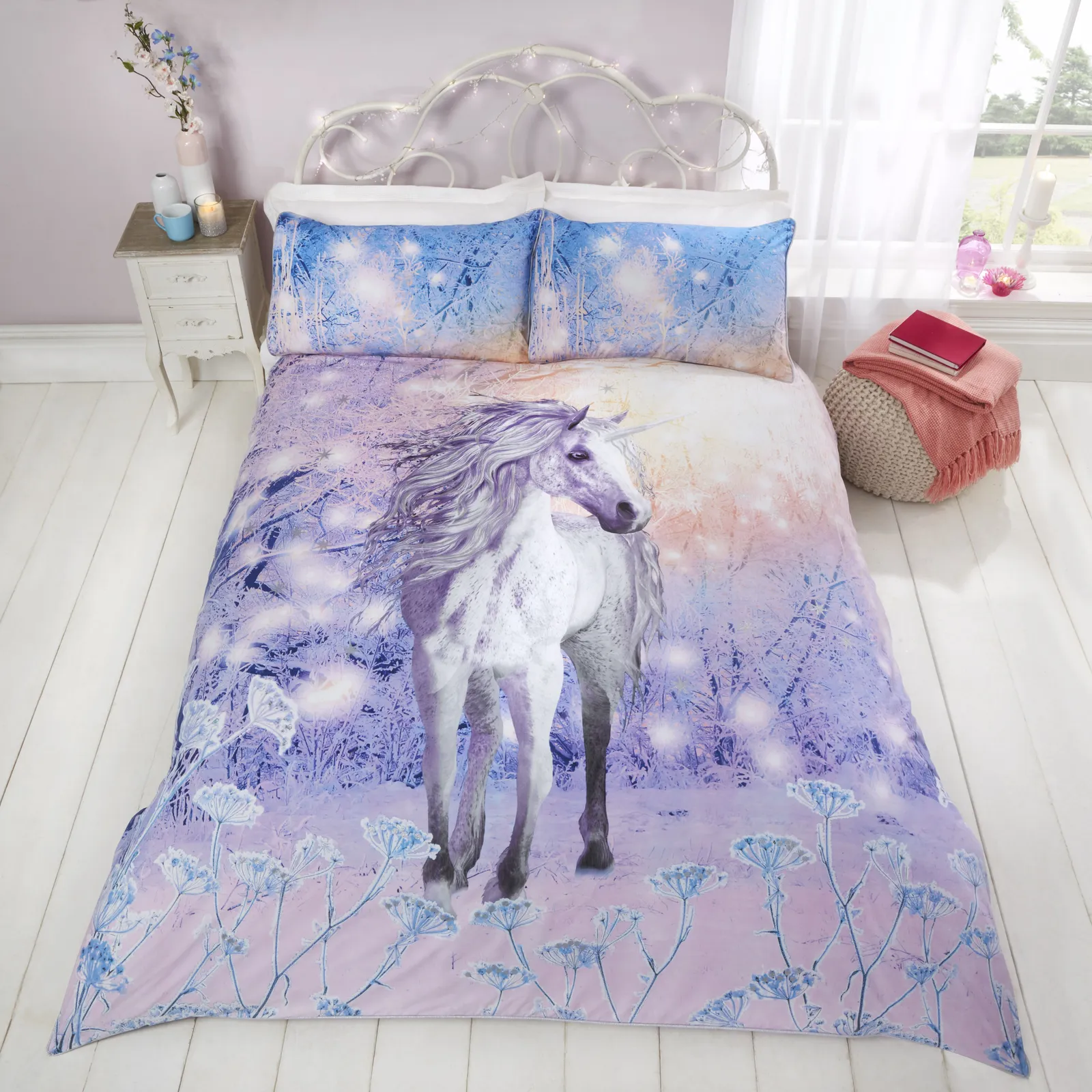 Rapport Home Magical Unicorn Duvet Cover Set with Pillowcase