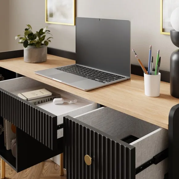 Georgi Standard 4 Drawer Desk 3