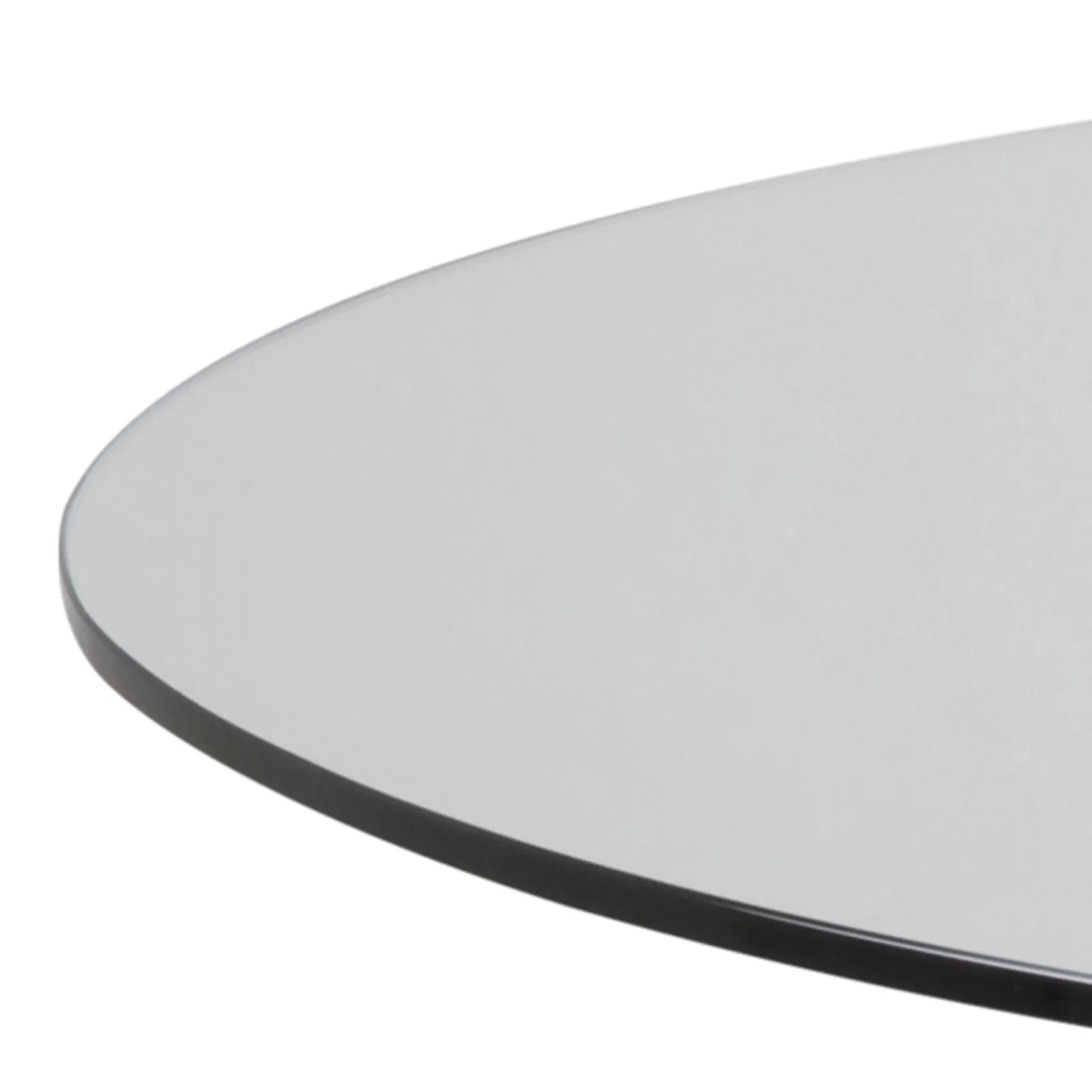 Furniture To Go Heaven Round Dining Table with Ceramic/Glass/Marble Top 119cm in Clear 6