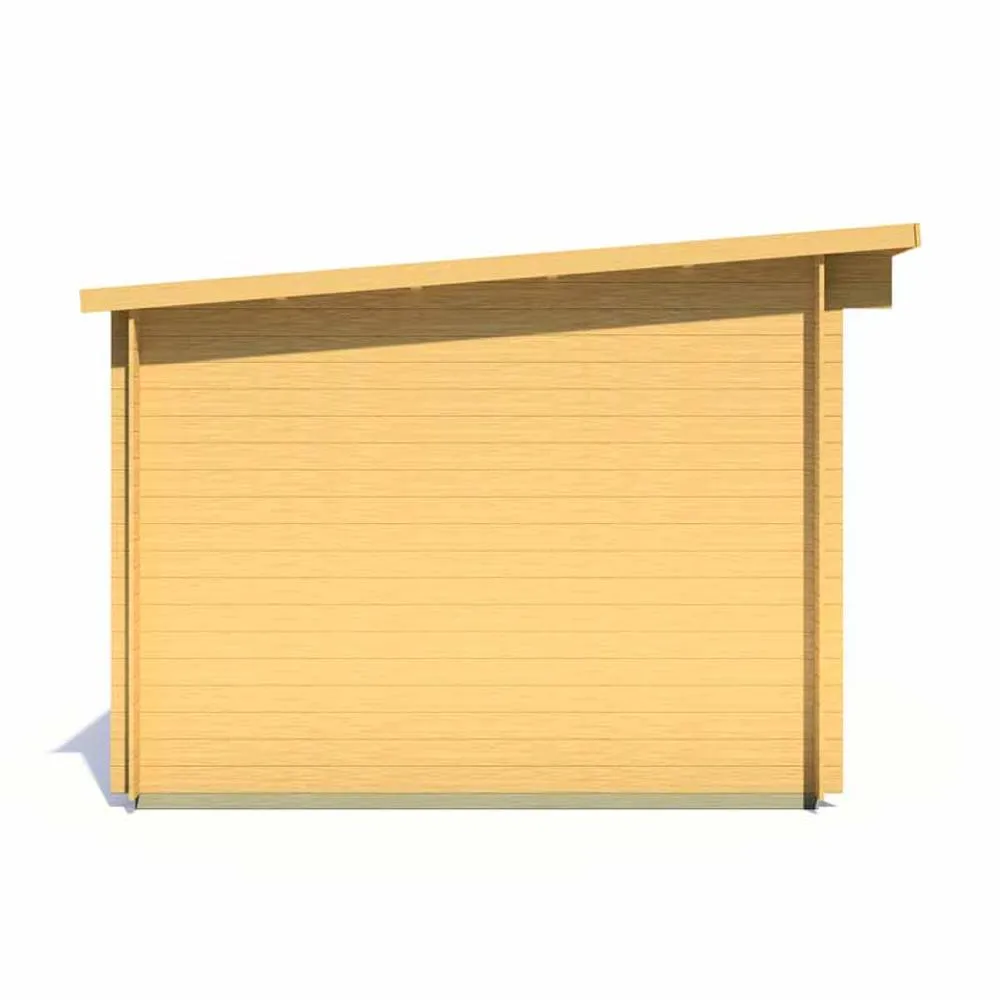 Shires Edgefield 11 x 10 Feet Log Cabin in 19 mm Logs - L329 x W299 x H238 cm in Light Brown 5