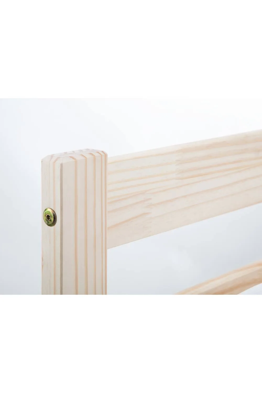 Julian Bowen Sami Double Unfinished Solid Pine Bed in Natural 4