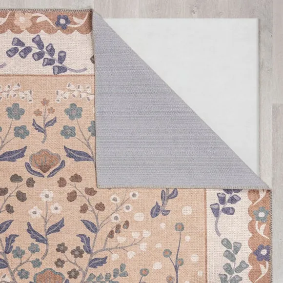 Sabrina Floral Washable Rug 3