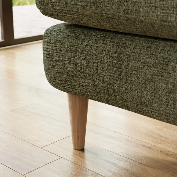 Sven Soft Texture Chenille Reversible Corner Chaise Sofa 5