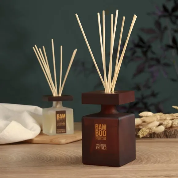 Heart and Home Bamboo Amber Wood & Vetiver Diffuser