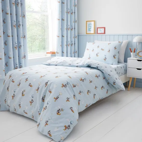 Disney Soft Skies Mickey Mouse Quilt Cover & Pillowcase Set 1