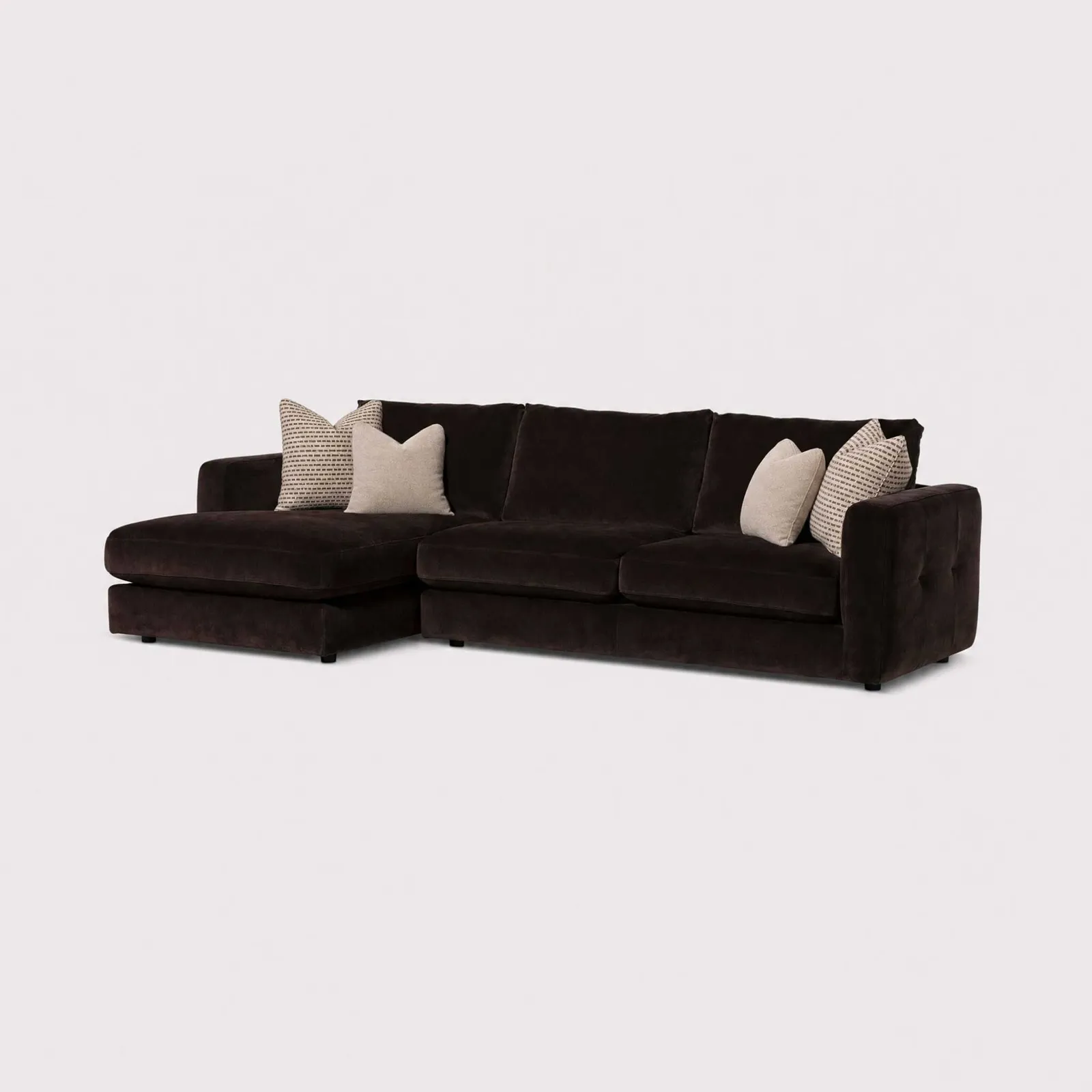 Bosham Small Chaise Corner Sofa Lhf Fabric | Barker & Stonehouse