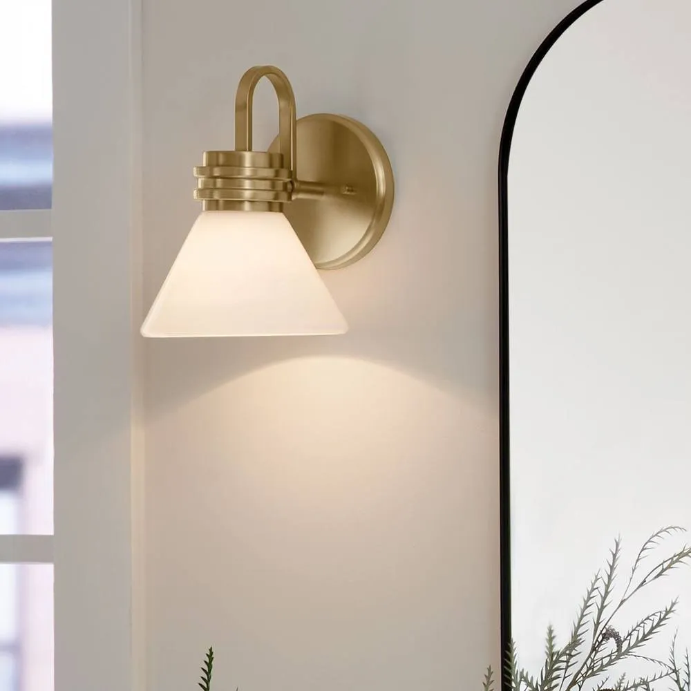 Netlighting Kichler Farum Bathroom Wall Lamp Classic Champagne Bronze IP44 1x G9 3