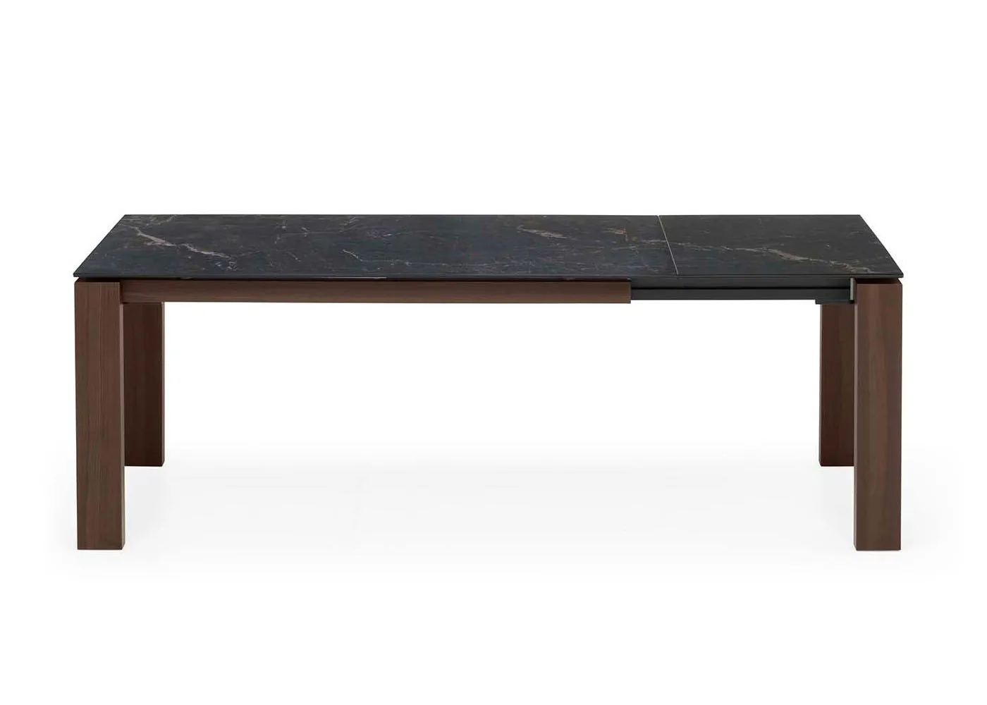 Heal's Massa Table Calacatta Black Marble Ceramic 160cm