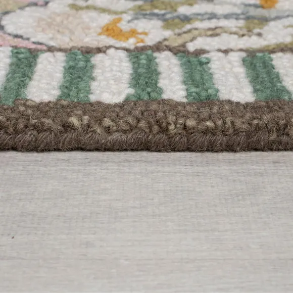 Mabel Floral Wool Rug 4