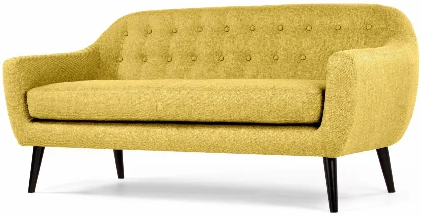 Ritchie 3 Seater Sofa, Ochre Yellow