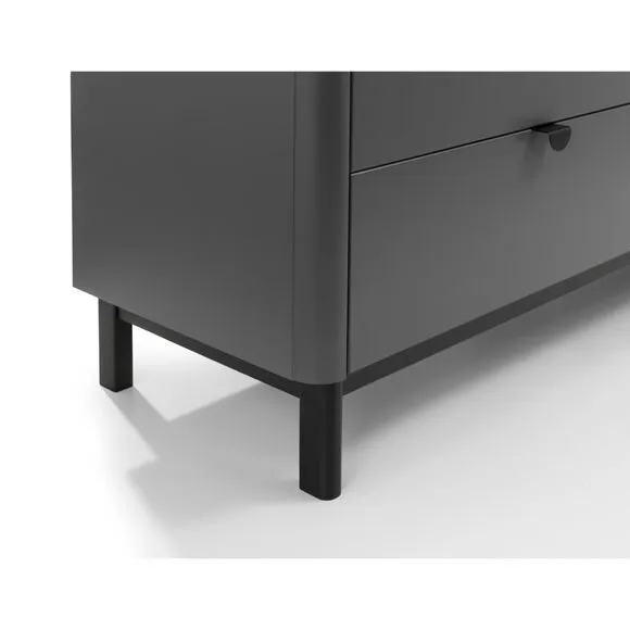 Chloe Wide 6 Drawer Chest, Grey 5