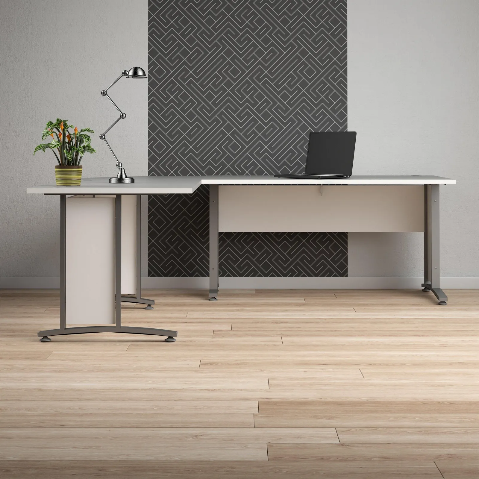 Furniture To Go Prima Desk 150cm in White 5