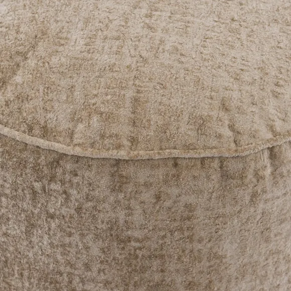 Radiance Chenille Round Pouffe 4