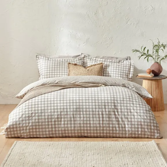 YARD Barton 100% Cotton Duvet Cover & Pillowcase Set 4