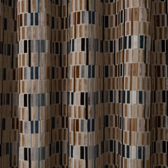Pelosa Cut Velvet Eyelet Curtains 3